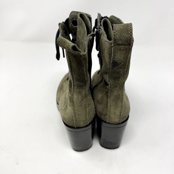 Frye Myra Lug Combat Boot in Olive Green - Picture 11 of 12